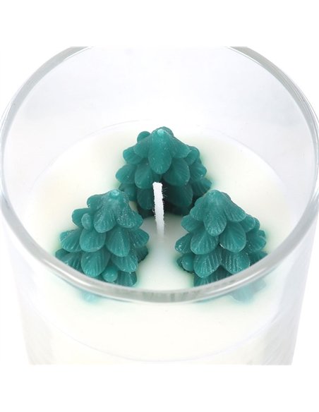 Winter Wonderland Candle with Tree Scene WO_16626 - pic 135985 | FastDaddyshop