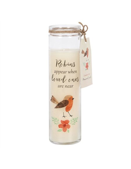 Robins Appear Cranberry Tube Candle WR_06123 - pic 135997 | FastDaddyshop