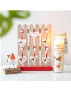 Robins Appear Cranberry Tube Candle WR_06123 2