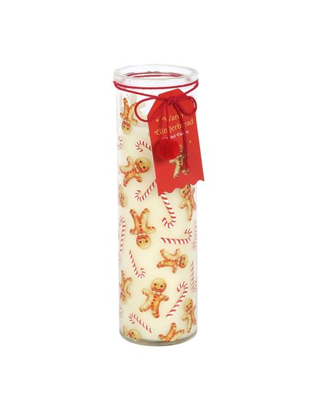 Candy Cane Warm Gingerbread Tube Candle WS_19126 - pic 136001 | FastDaddyshop