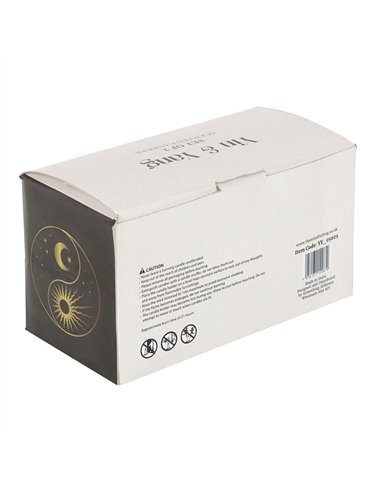 Set of 2 Yin Yang Black Oud and Coconut Candles YY_05025