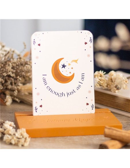 Autumn Magic Affirmation Cards with Wooden Stand AT_56925 - pic 136026 | FastDaddyshop