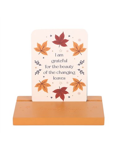 Autumn Magic Affirmation Cards with Wooden Stand AT_56925