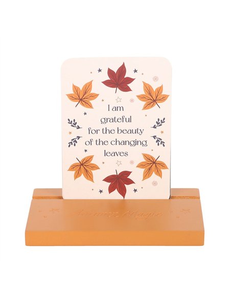 Autumn Magic Affirmation Cards with Wooden Stand AT_56925 - pic 136027 | FastDaddyshop
