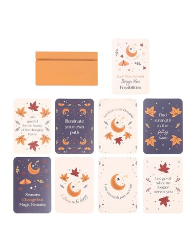 Autumn Magic Affirmation Cards with Wooden Stand AT_56925