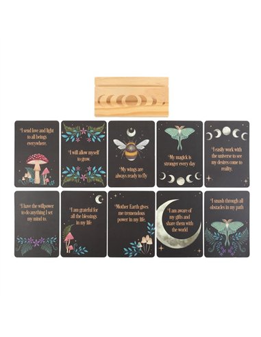 Affirmation Cards with Wooden Stand DF_78823