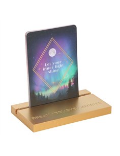 Ethereal Affirmation Cards with Wooden Stand ER_46125