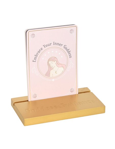 Goddess Energy Affirmation Cards with Wooden Stand GD_68325 - pic 136044 | FastDaddyshop