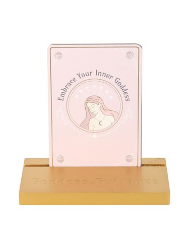 Goddess Energy Affirmation Cards with Wooden Stand GD_68325