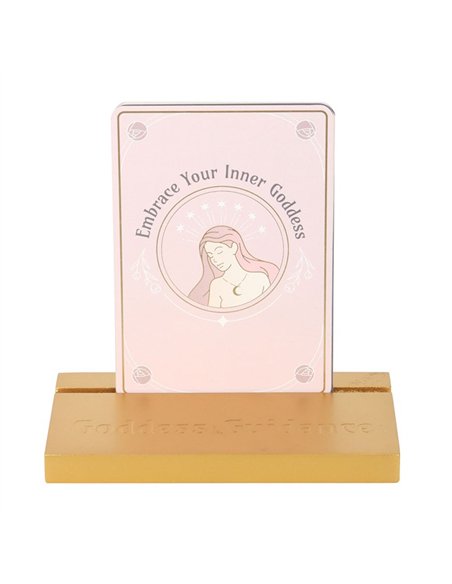 Goddess Energy Affirmation Cards with Wooden Stand GD_68325 - pic 136045 | FastDaddyshop