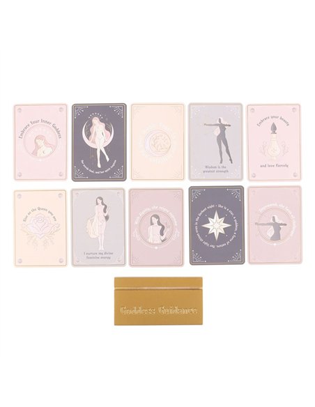 Goddess Energy Affirmation Cards with Wooden Stand GD_68325 - pic 136047 | FastDaddyshop