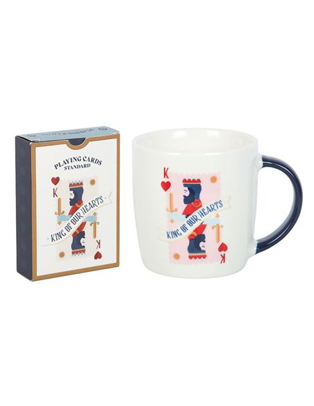 King of Our Hearts Mug and Playing Cards Set KD_81625 - pic 136049 | FastDaddyshop