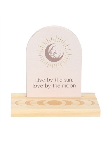 Luna Moth Affirmation Cards with Wooden Stand LL_21725