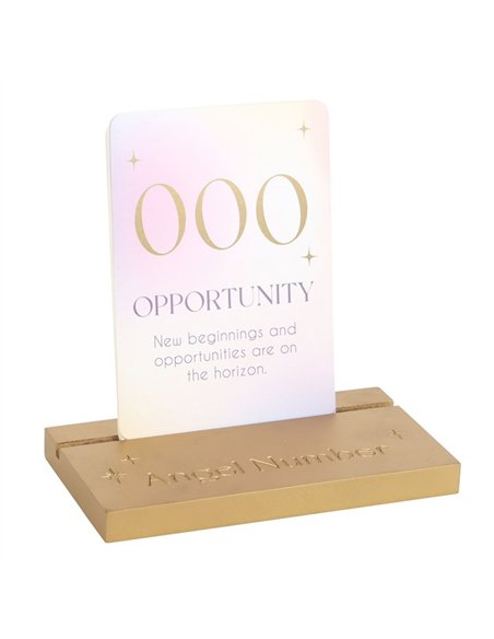 Angel Number Affirmation Cards with Wooden Stand UN_44024 - pic 136318 | FastDaddyshop
