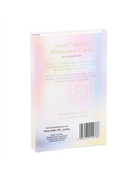 Angel Number Affirmation Cards with Wooden Stand UN_44024 - pic 136323 | FastDaddyshop