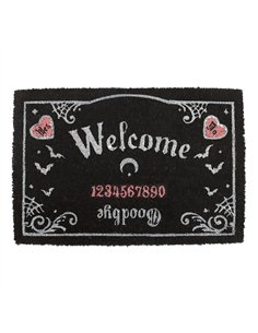 Pink and Black Talking Board Doormat DE_97925