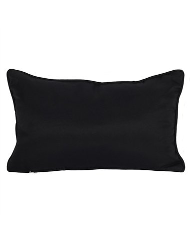Small Rectangular Black and White Talking Board Cushion FI_32338