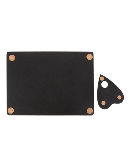 Black Talking Board Placemat and Coaster Set SM_23525 - pic 136364 | FastDaddyshop