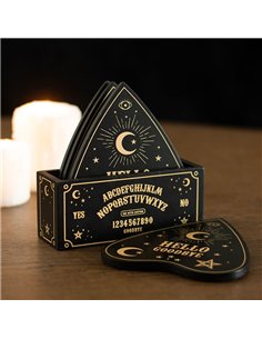 Black Talking Board Planchette Coaster Set SM_23625 2