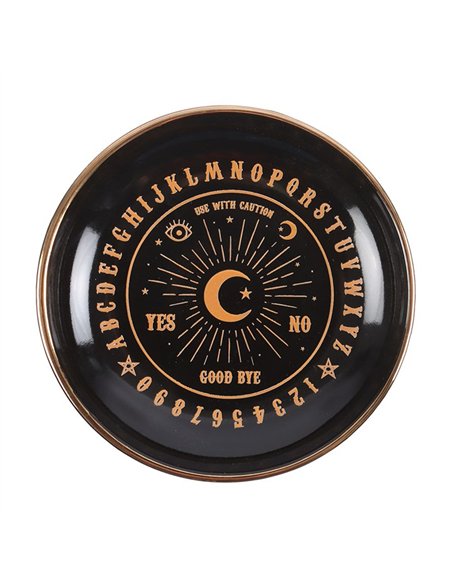 Round Black Talking Board Trinket Dish SM_23925 - pic 136386 | FastDaddyshop