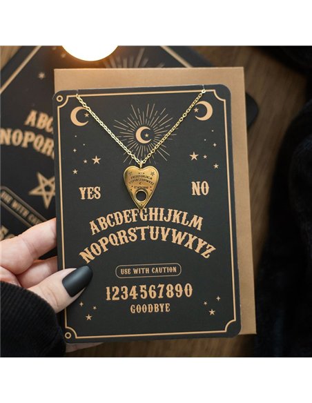 Talking Board Planchette Necklace Greeting Card SM_24425 - pic 136406 | FastDaddyshop