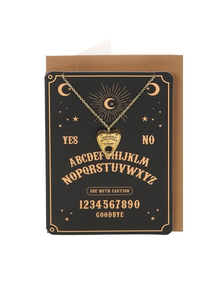 Talking Board Planchette Necklace Greeting Card SM_24425 - pic 136407 | FastDaddyshop