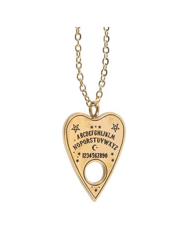 Talking Board Planchette Necklace Greeting Card SM_24425