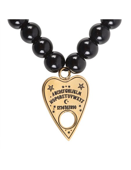 Talking Board Planchette Beaded Charm Bracelet SM_24525 - pic 136415 | FastDaddyshop