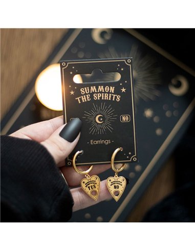 Talking Board Planchette Earrings SM_24625