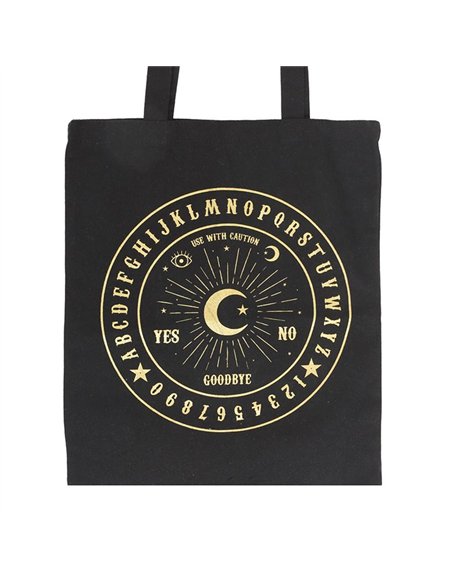 Black and Gold Talking Board Polycotton Tote Bag SM_25125 - pic 136435 | FastDaddyshop