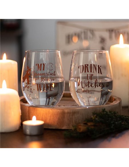 Drink Up Witches Stemless Glass BS_15023 - pic 136455 | FastDaddyshop
