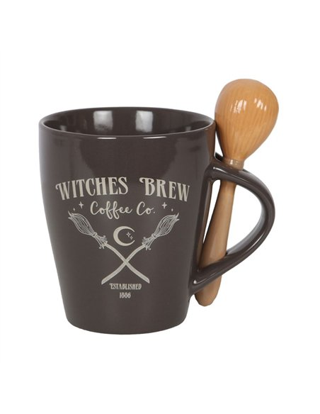 Witches Brew Coffee Co. Mug and Spoon Set BS_15223 - pic 136457 | FastDaddyshop
