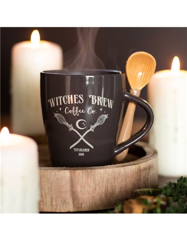 Witches Brew Coffee Co. Mug and Spoon Set BS_15223