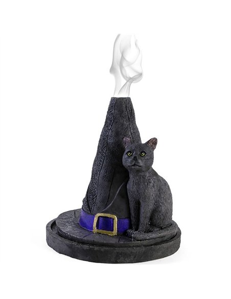Witch Hat With Cat Incense Cone Holder CH_41123 - pic 136466 | FastDaddyshop