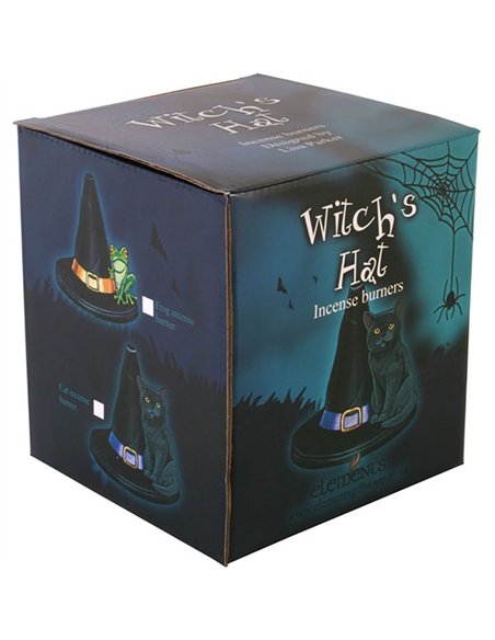 Witch Hat With Cat Incense Cone Holder CH_41123 - pic 136467 | FastDaddyshop