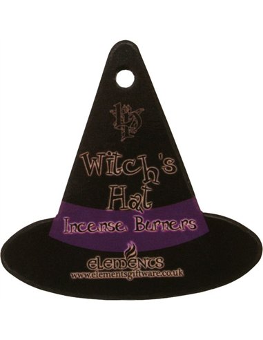 Witch Hat With Cat Incense Cone Holder CH_41123