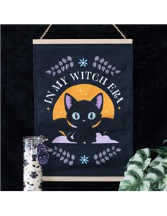 In My Witch Era Bat Cat Fabric Wall Hanging CU_21026 2
