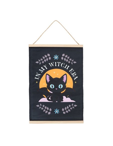 In My Witch Era Bat Cat Fabric Wall Hanging CU_21026 - pic 136480 | FastDaddyshop