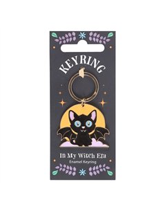 In My Witch Era Cat and Moon Enamel Keyring CU_41926