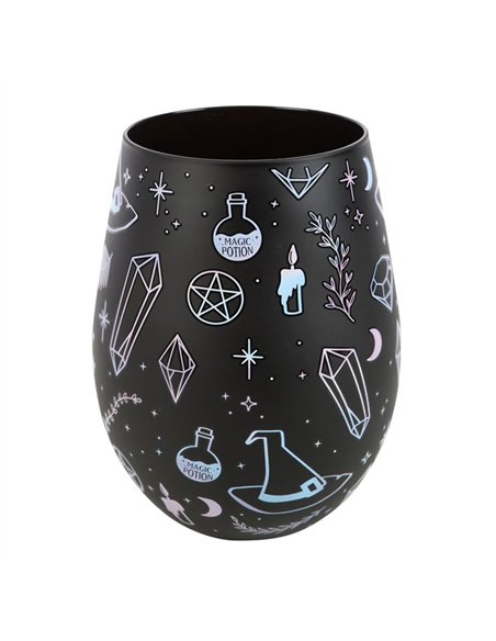 Crystal Witch Print Stemless Glass  CW_91124 - pic 136495 | FastDaddyshop