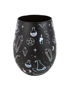 Crystal Witch Print Stemless Glass  CW_91124 2