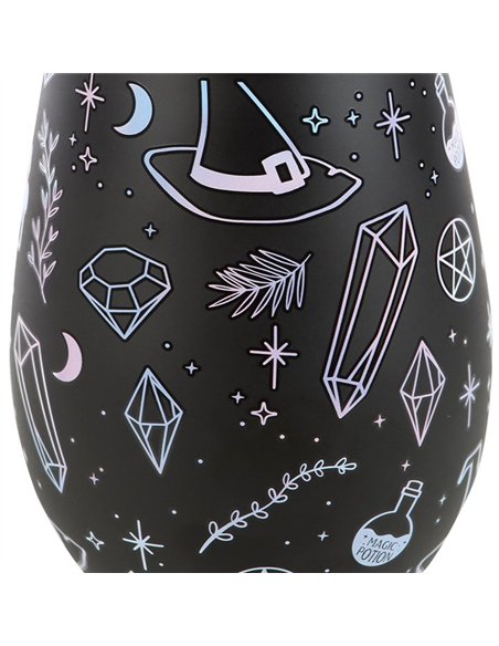 Crystal Witch Print Stemless Glass  CW_91124 - pic 136498 | FastDaddyshop
