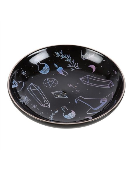Crystal Witch Incense Holder Plate CW_91624 - pic 136512 | FastDaddyshop