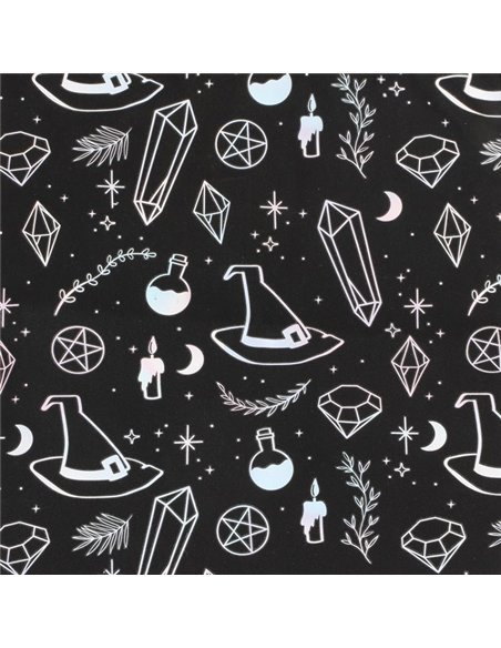 Crystal Witch Print Polycotton Tote Bag CW_92424 - pic 136517 | FastDaddyshop