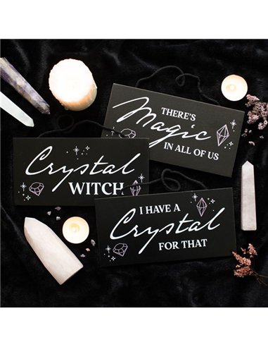 I Have a Crystal for That Witchy Hanging Sign CW_92724