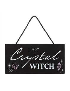 Crystal Witch Hanging Sign CW_92924