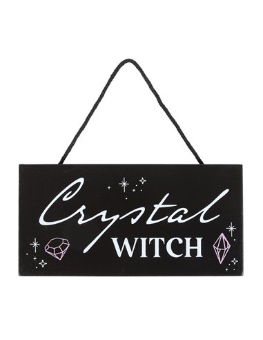 Crystal Witch Hanging Sign CW_92924