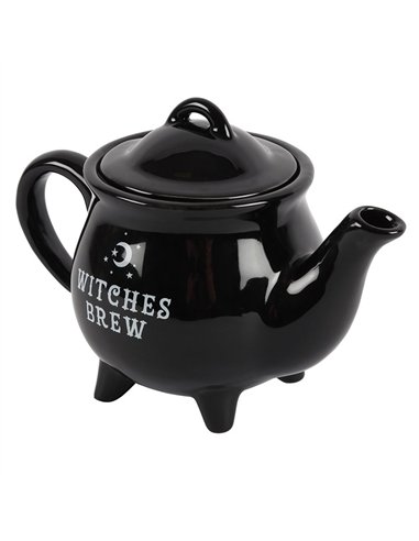 Witches Brew Black Ceramic Tea Pot FI_30630