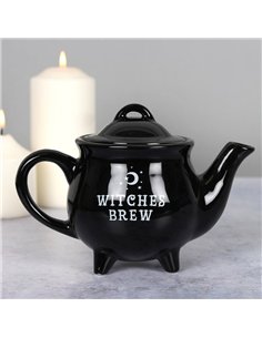Witches Brew Black Ceramic Tea Pot FI_30630 2
