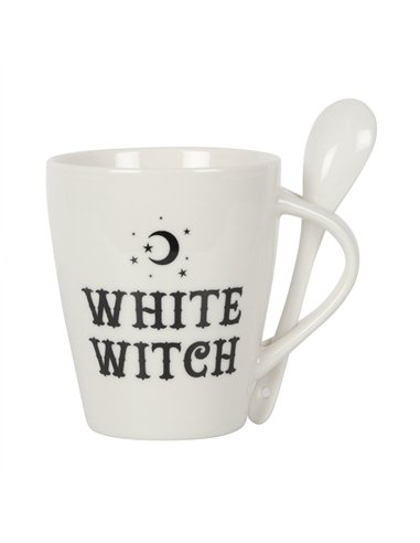White Witch Mug and Spoon Set FI_45831